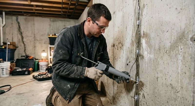 Basement Crack Repair in Dalton, GA