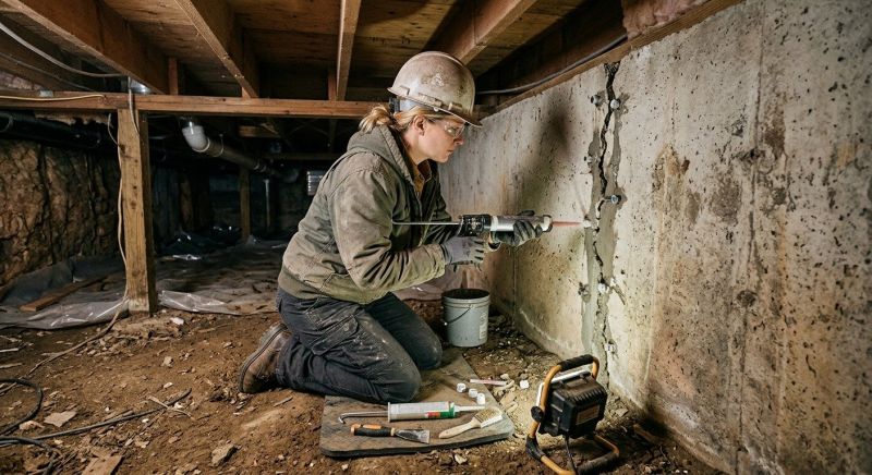 Basement Foundation Repair in Chickamauga, GA