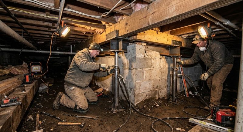 Basement Foundation Repair in Hamilton County, TN
