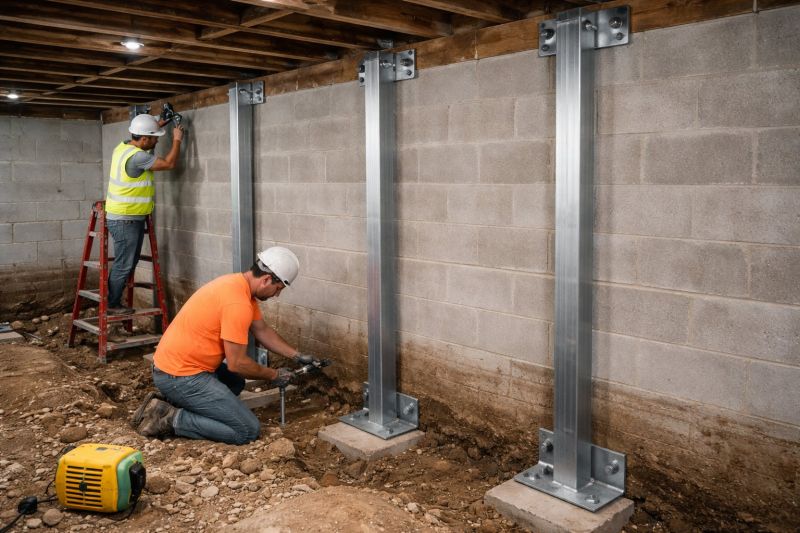 Basement Stabilization in Dalton, GA