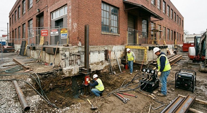 Building Foundation Repair in Rossville, GA