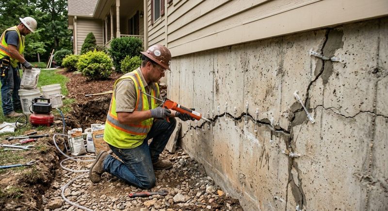 Cracked Foundation Repair in Chatsworth, GA