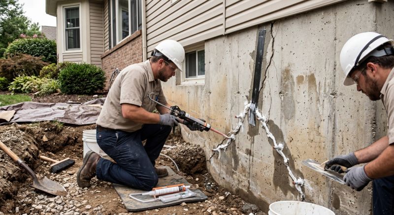 Cracked Foundation Repair in Ringgold, GA