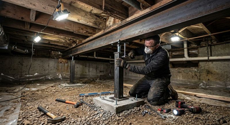 Crawlspace Structural Repair in Dalton, GA