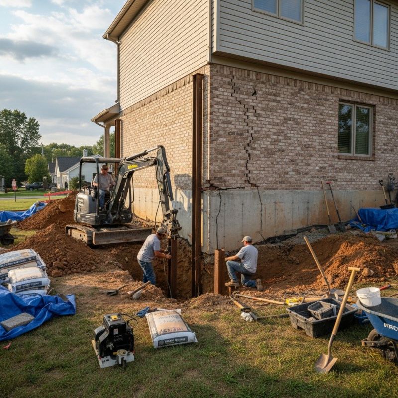 Crawlspace Structural Repair in Dalton, GA