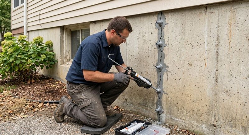 Foundation Crack Sealing in Dalton, GA