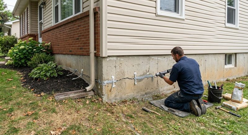 Foundation Crack Sealing in Dalton, GA