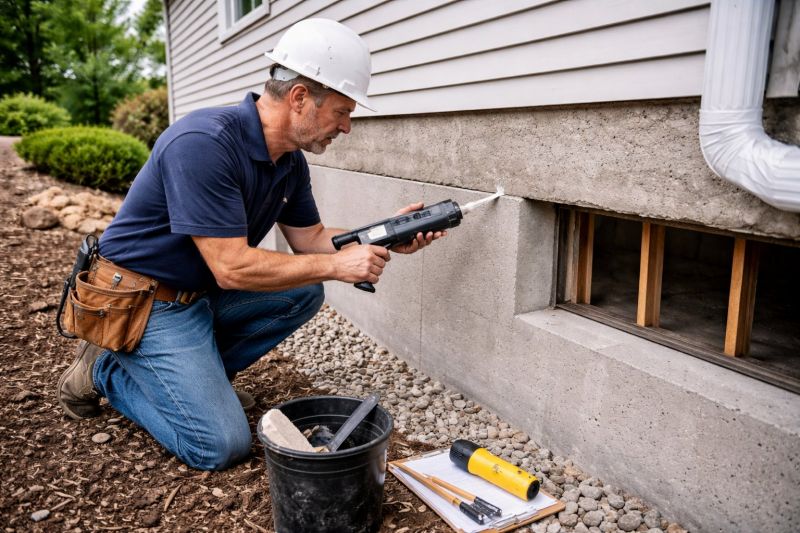 Foundation Crack Sealing in Dalton, GA