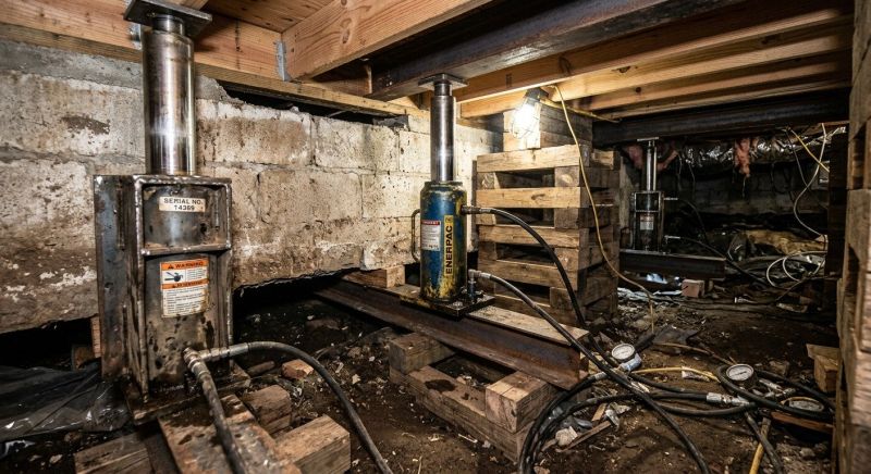 Foundation Jacking in Chickamauga, GA