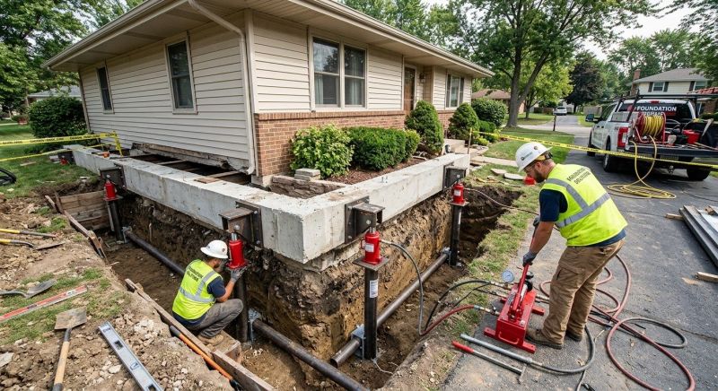 Foundation Jacking in Dalton, GA