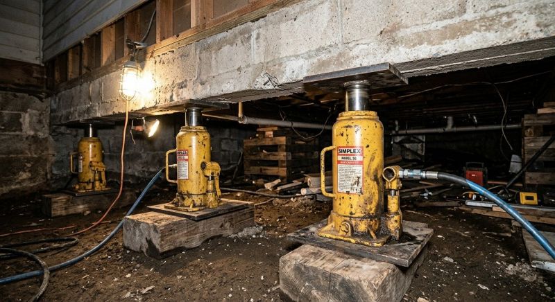 Foundation Jacking in Ooltewah, TN