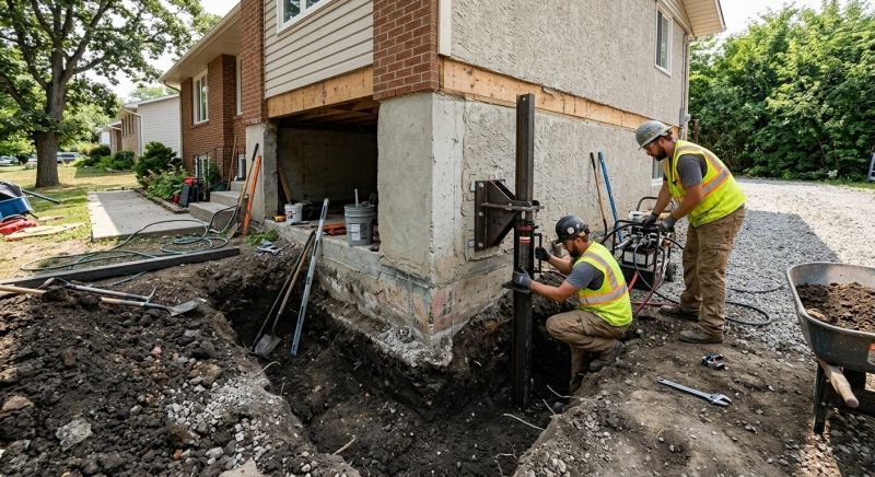 Foundation Pier Repair in Dalton, GA