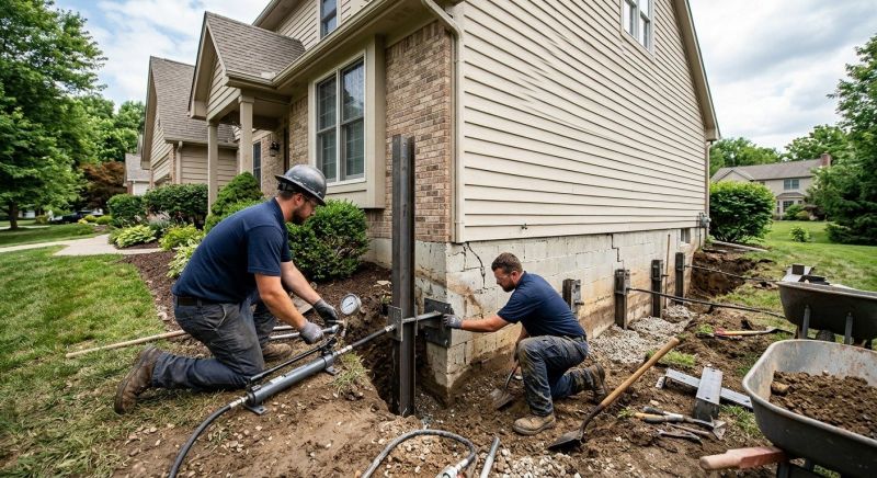 Foundation Pier Repair in Dalton, GA