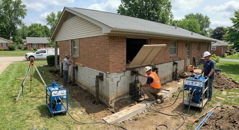 Foundation Releveling in Dalton, GA