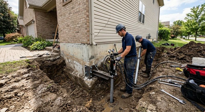 Foundation Settlement Repair in Dalton, GA