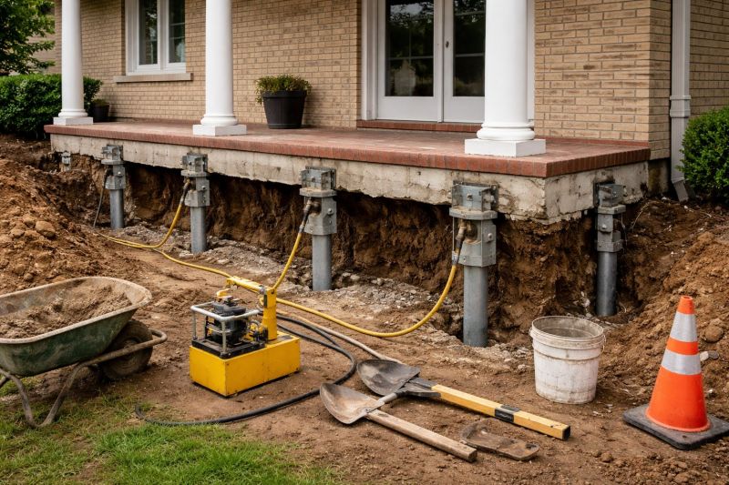 Foundation Stabilizing in Ooltewah, TN