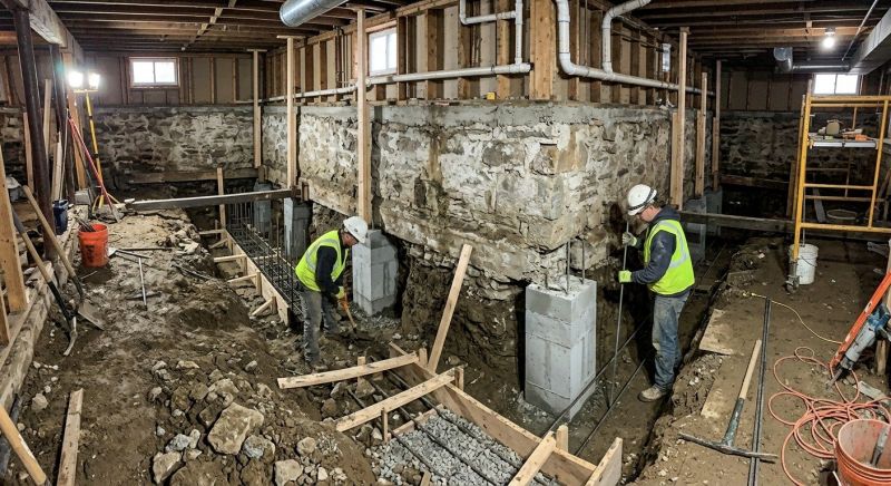 Foundation Underpinning in Dalton, GA