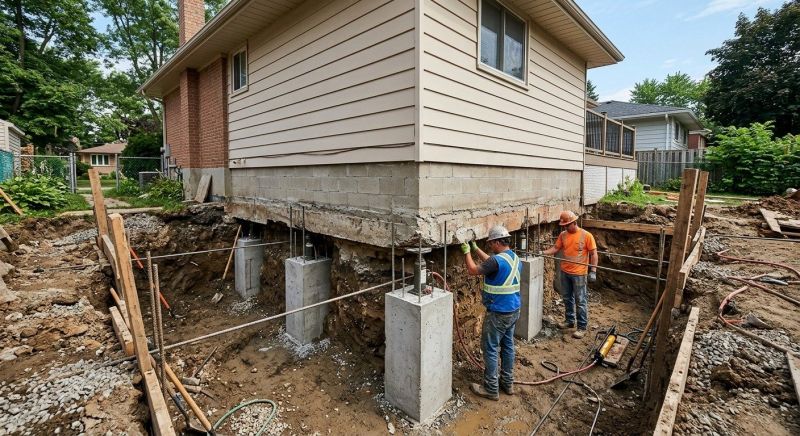 Foundation Underpinning in Dalton, GA