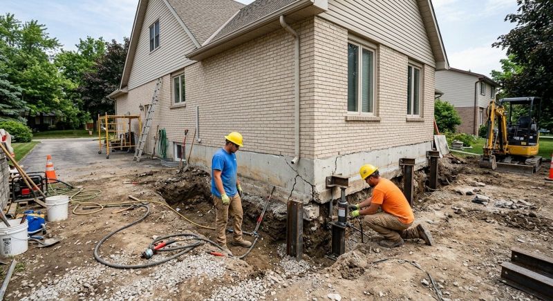 Helical Piers Installation in Dalton, GA