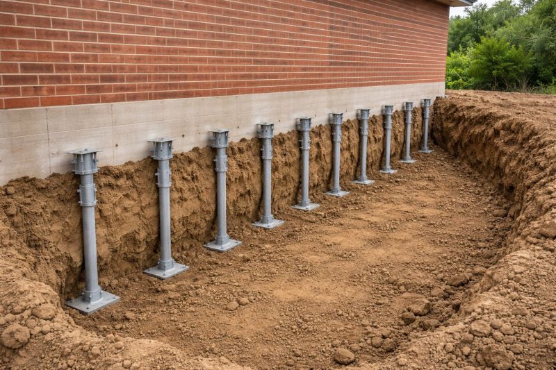 Helical Pile Installation in Dalton, GA