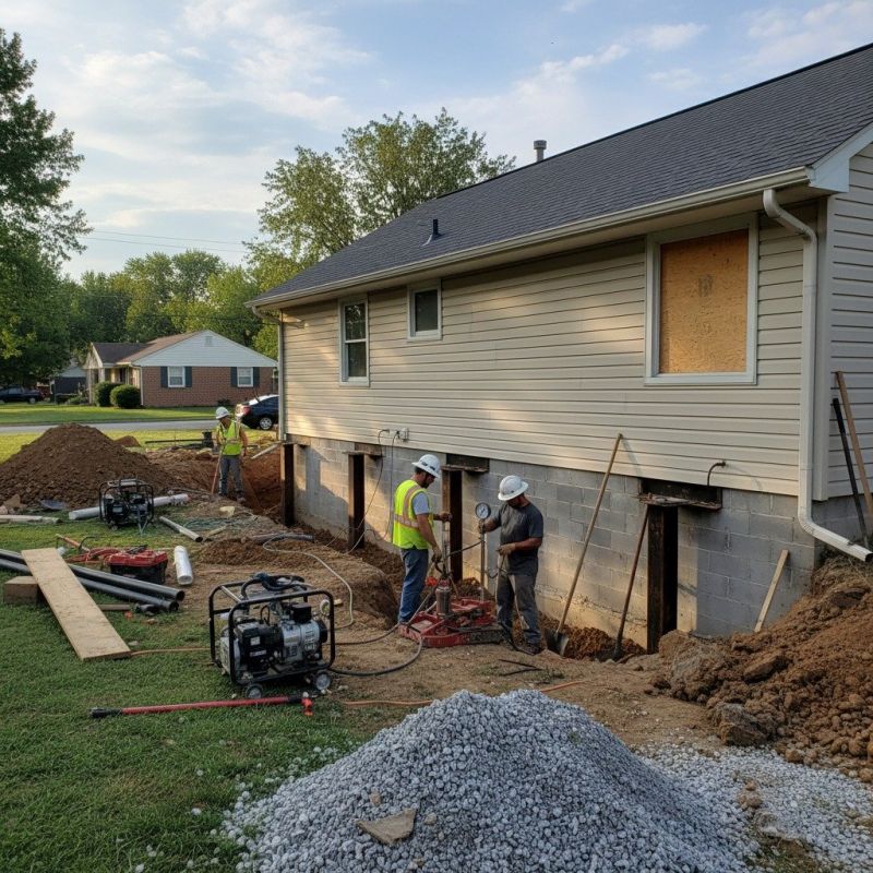 Home Foundation Repair in Ooltewah, TN