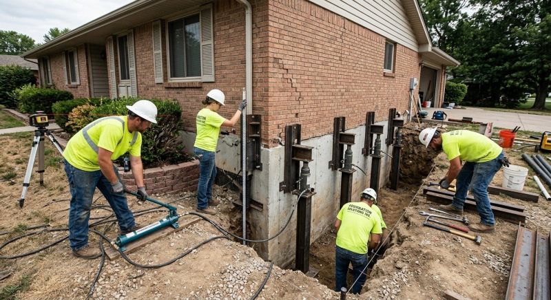 House Foundation Leveling in Dalton, GA