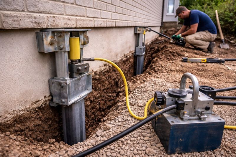 Sinking Foundation Repair in Murray County, GA
